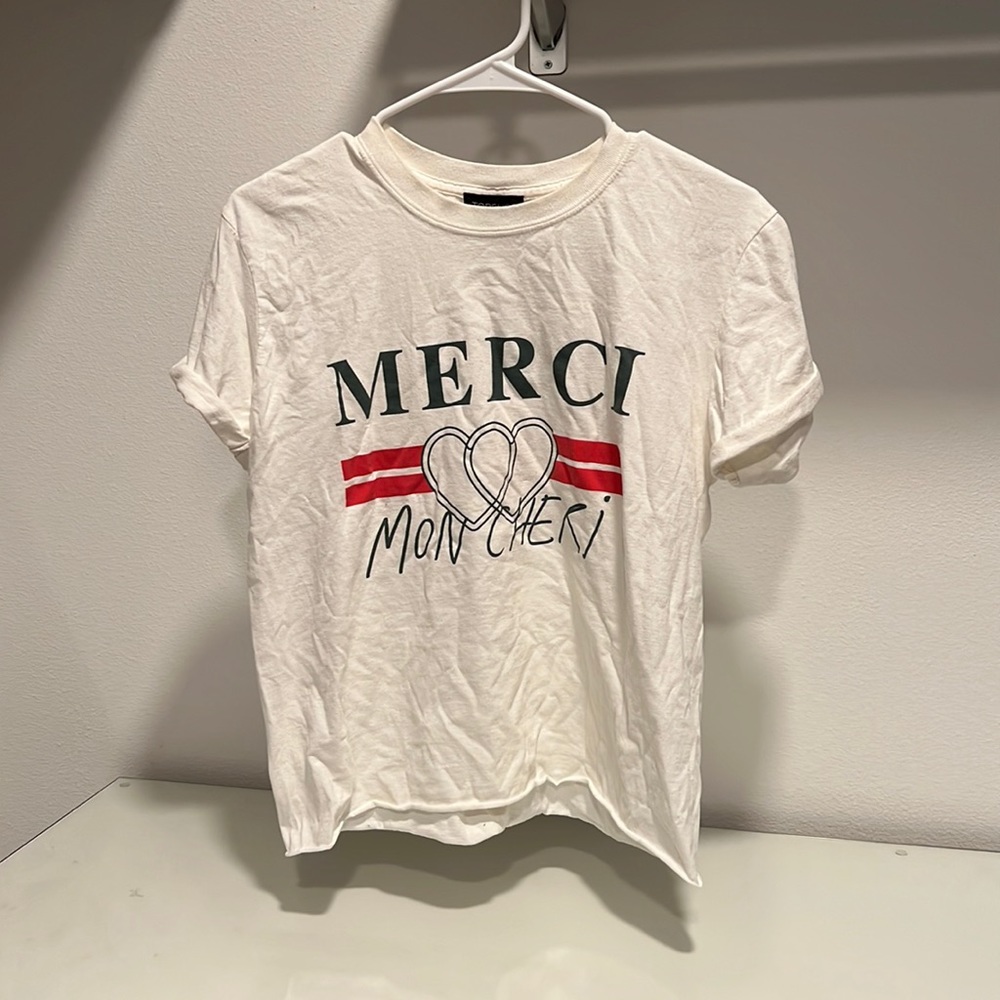 Topshop Merci Shirt Cropped